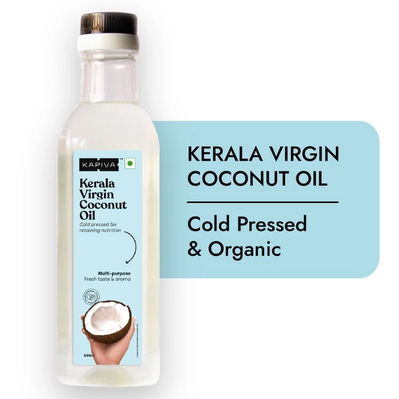 Kapiva Ayurveda Virgin Coconut Cold Pressed Oil, 500 ml-1.webp